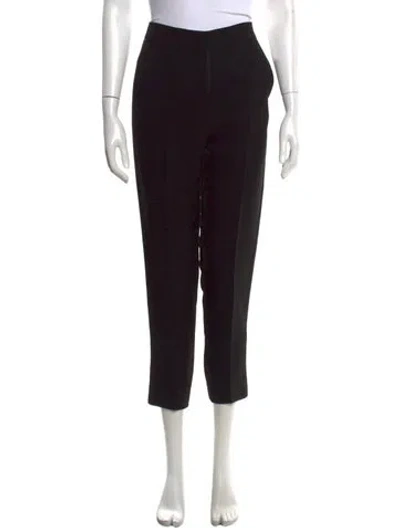 Pre-owned Roksanda Straight Leg Pants In Black