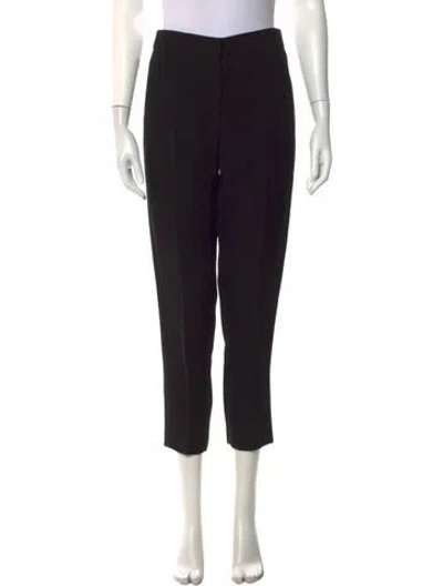 Pre-owned Roksanda Straight Leg Pants In Black