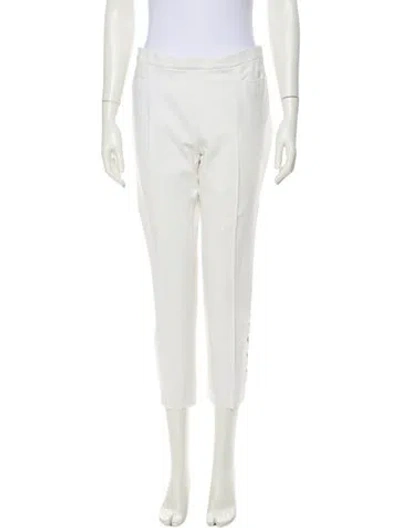 Pre-owned Roksanda Straight Leg Pants In Neutral