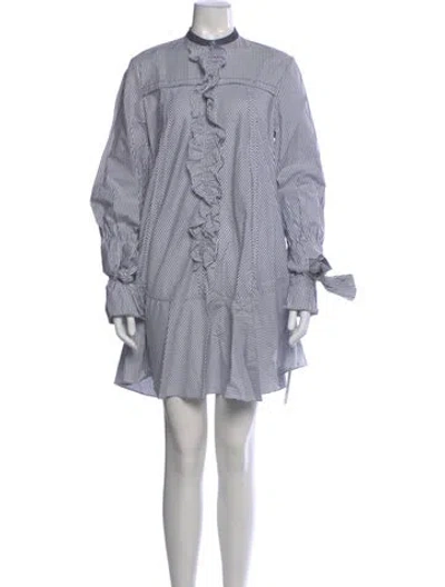 Pre-owned Roksanda Striped Mini Dress In Blue