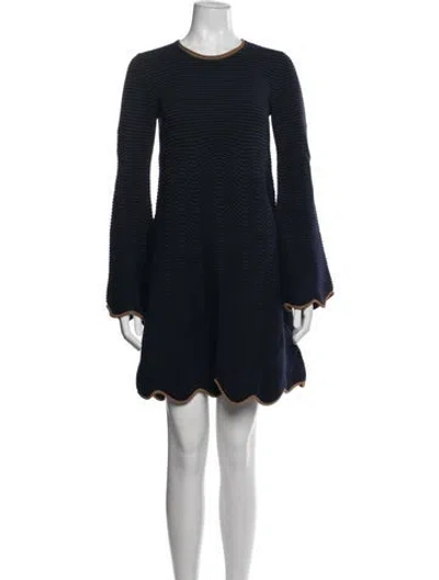 Pre-owned Roksanda Striped Mini Dress In Blue