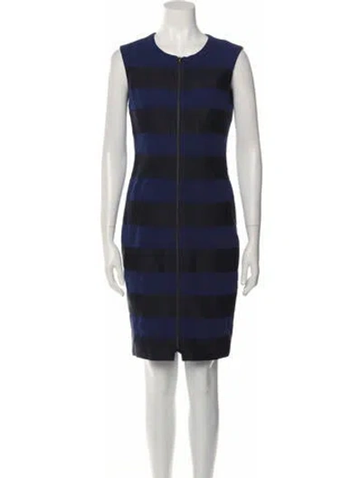 Pre-owned Roksanda Striped Mini Dress W/ Tags In Blue