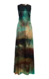Roksanda Sylas Printed Silk Blend Dress In Multi