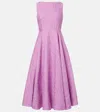 Roksanda Tera Cloqué Midi Dress In Purple