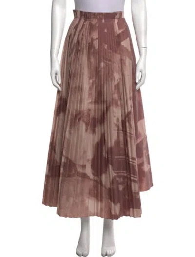Pre-owned Roksanda Tie-dye Print Long Skirt W/ Tags In Pink