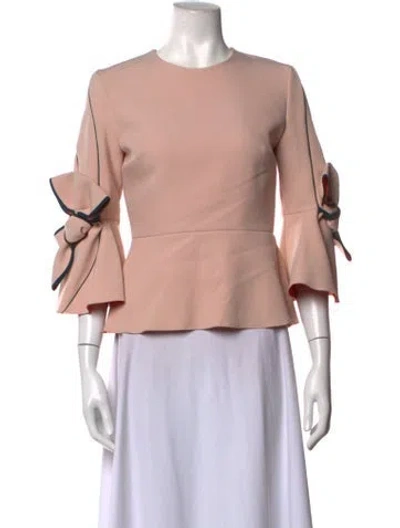 Pre-owned Roksanda Vintage Crew Neck Top In Pink