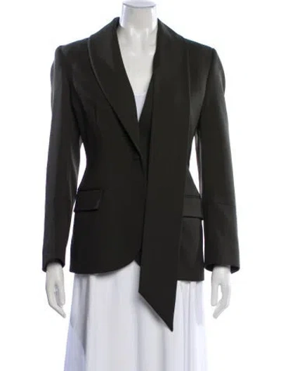 Pre-owned Roksanda Virgin Wool Blazer In Green
