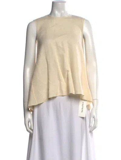 Pre-owned Roksanda Virgin Wool Crew Neck Top In Neutral