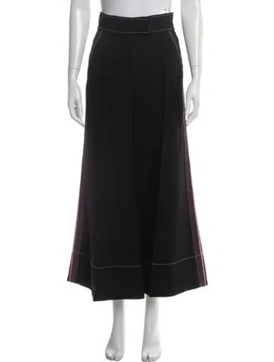 Pre-owned Roksanda Wide Leg Pants In Black