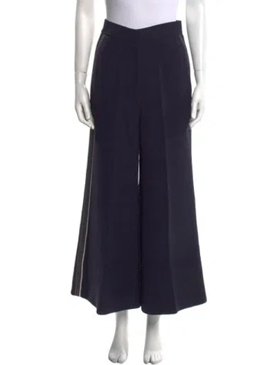 Pre-owned Roksanda Wide Leg Pants In Blue