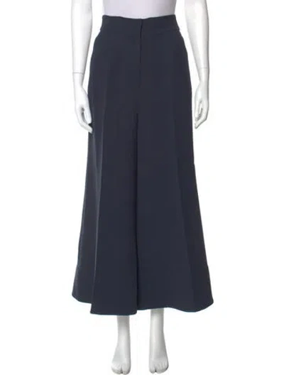 Pre-owned Roksanda Wide Leg Pants In Blue