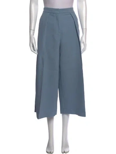 Pre-owned Roksanda Wide Leg Pants In Blue