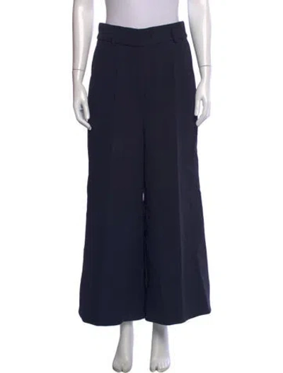 Pre-owned Roksanda Wide Leg Pants In Blue