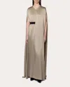 Roksanda Women's Fyeris Silk Cape Maxi Dress