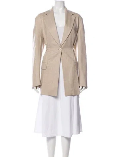 Pre-owned Roksanda Wool Blazer In Neutral