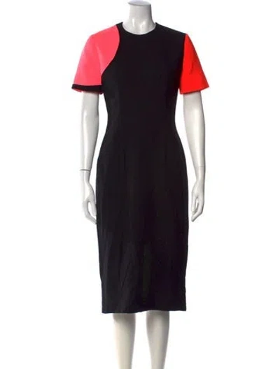 Pre-owned Roksanda Wool Knee-length Dress In Black