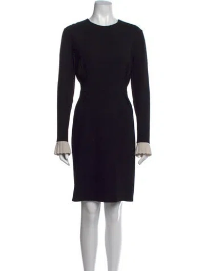 Pre-owned Roksanda Wool Knee-length Dress In Black