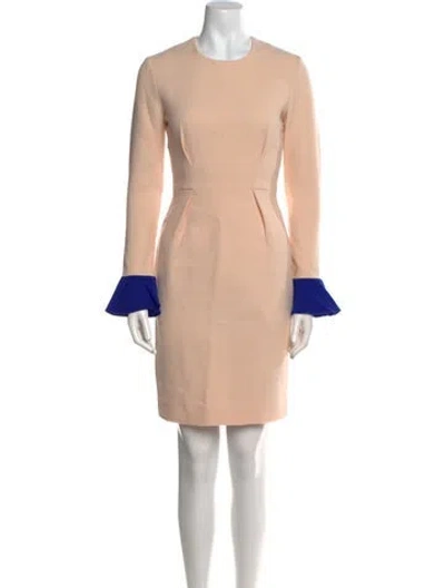 Pre-owned Roksanda Wool Knee-length Dress In Neutral
