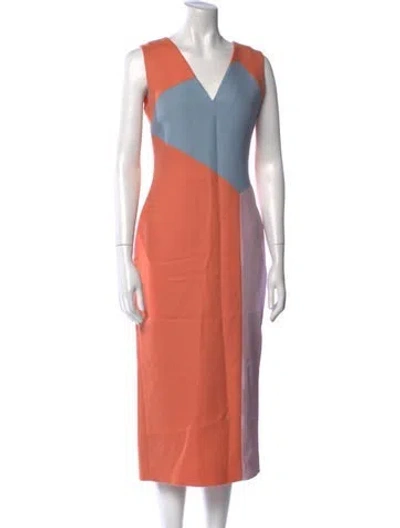 Pre-owned Roksanda Wool Long Dress In Neutral