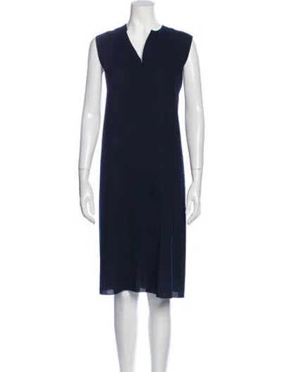 Pre-owned Roksanda Wool Midi Length Dress In Blue