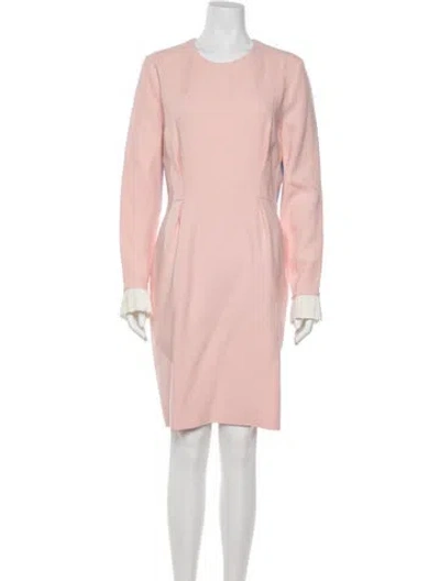 Pre-owned Roksanda Wool Mini Dress In Pink