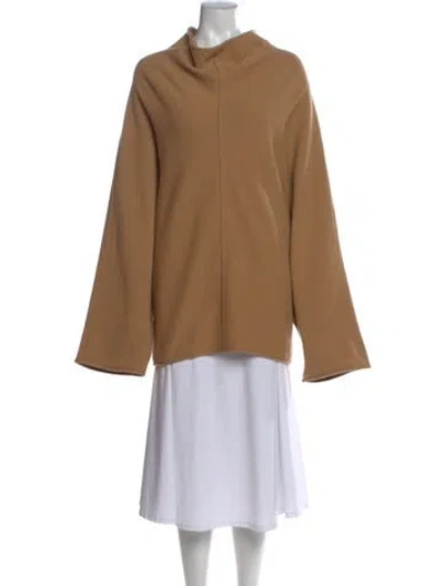 Pre-owned Roksanda Wool Mock Neck Sweater In Neutral
