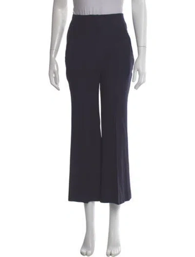 Pre-owned Roksanda Wool Wide Leg Pants In Gray