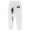 Roku Studio Men's Double Eye Sword Rhinestone Sweatpants In White In White