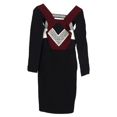 Roland Mouret 2015 Knee Length Dress In Black Polyester