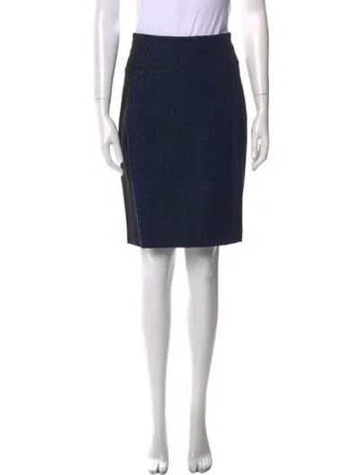 Pre-owned Roland Mouret Animal Print Knee-length Skirt In Multi