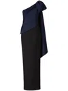 Roland Mouret Bow Detailing Dress In Blau