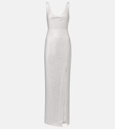 Roland Mouret Bridal Embellished Gown In White