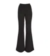 Roland Mouret Cady Flared Pants In Black