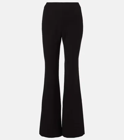 Roland Mouret Cady Flared Pants In Black