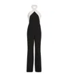Roland Mouret Cady Halterneck Jumpsuit In Multi