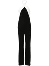 Roland Mouret Cady Halterneck Jumpsuit In Black