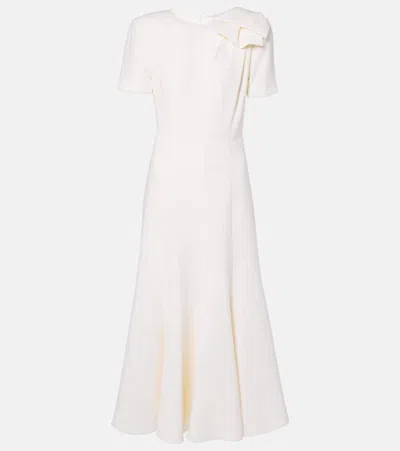 Roland Mouret Cady Midi Dress In White