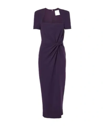Roland Mouret Cady Minidress In Purple
