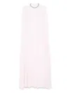 Roland Mouret Abendkleid Mit Cape-detail In Rosa