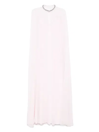 Roland Mouret Abendkleid Mit Cape-detail In Rosa