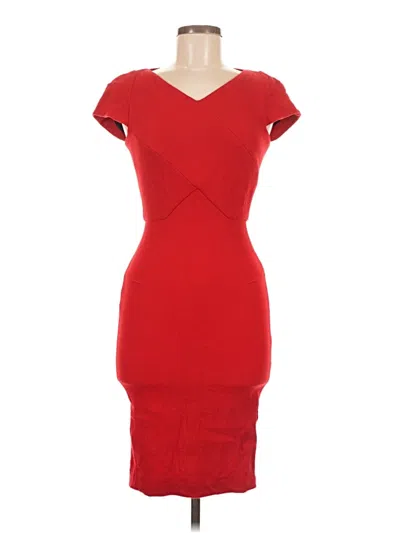 Pre-owned Roland Mouret Cocktail Dress In Red