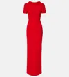 Roland Mouret Crêpe Gown In Red