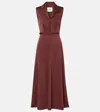 Roland Mouret Crêpe Midi Dress