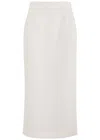 Roland Mouret Midi Cady Skirt In In Cream