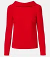 Roland Mouret Crêpe Top In Red