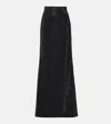 Roland Mouret Crystal-embellished Maxi Skirt In Black