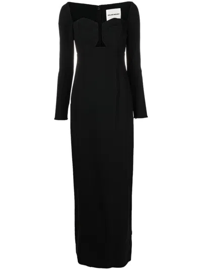 ROLAND MOURET ROLAND MOURET CUT-OUT CADY MAXI DRESS
