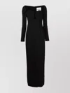 Roland Mouret Cut-out Cady Maxi Dress With Fitted Silhouette