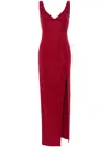 Roland Mouret Sequined Gown In Red