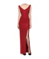 Roland Mouret Sequined Gown In Red